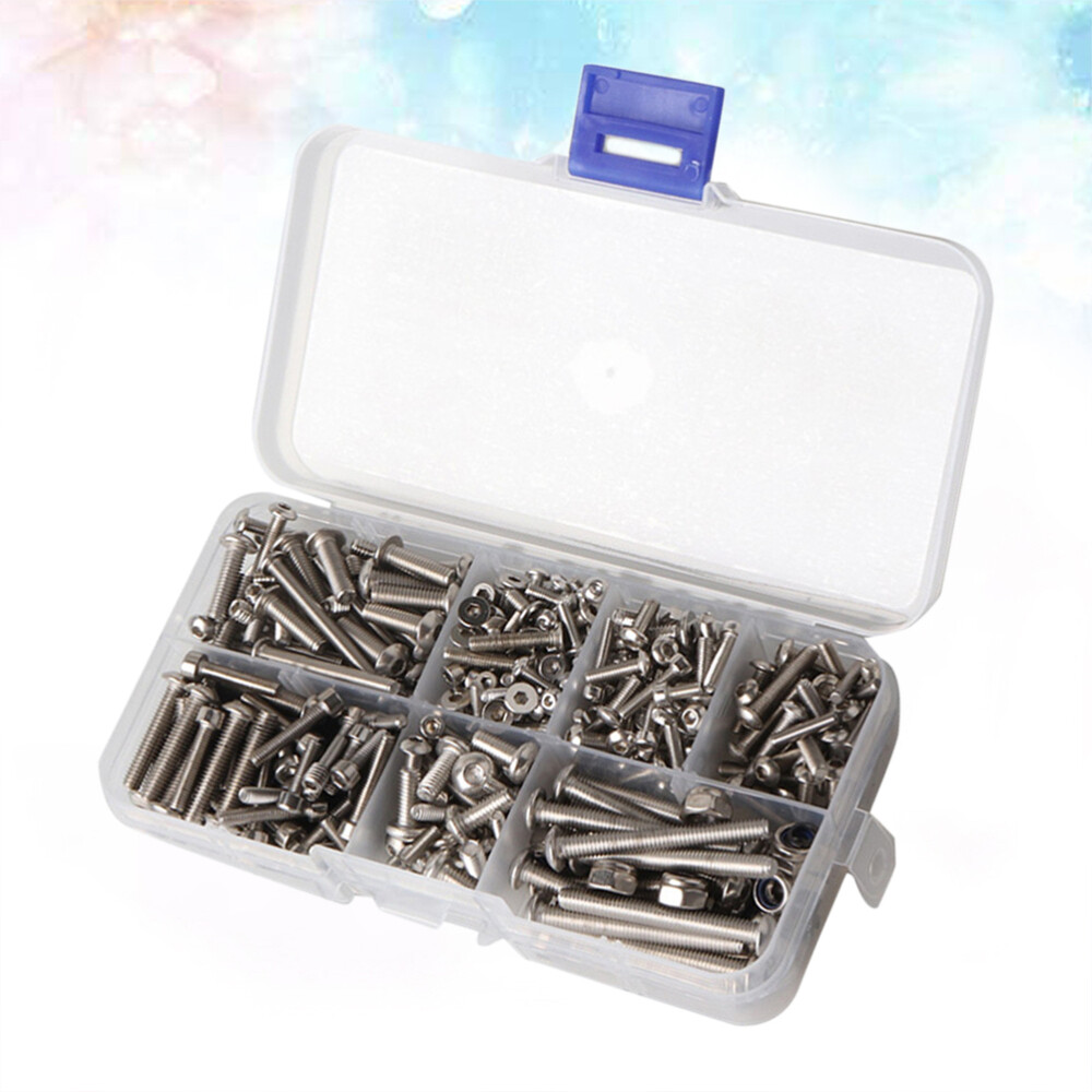 370Pc UDR1:7 RC Car Screws Kit - Stainless Steel Repair Tool Box Set