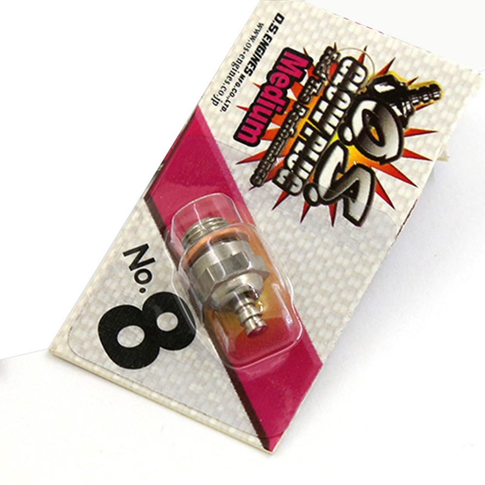 Original Glow Plug Standard OS No.8 Spark Medium For Nitro Engine RC Car Truck N