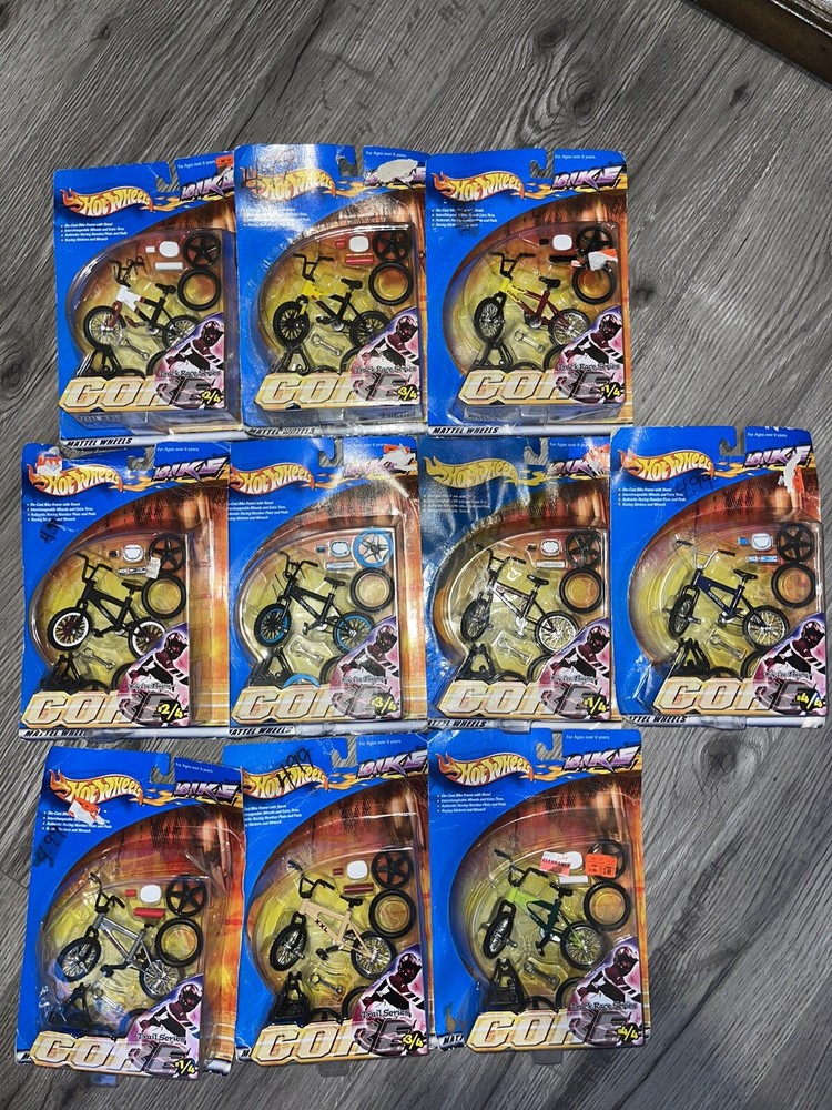 Mattel 2000 Vintage Hot wheels Bike Core Bundle  10 Total Bikes Included