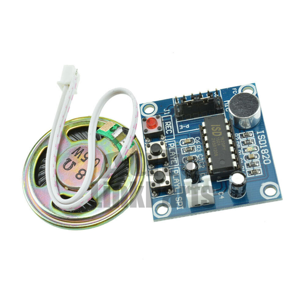ISD1820 Sound Voice Recording Playback Module With Mic Sound Audio Loud speaker