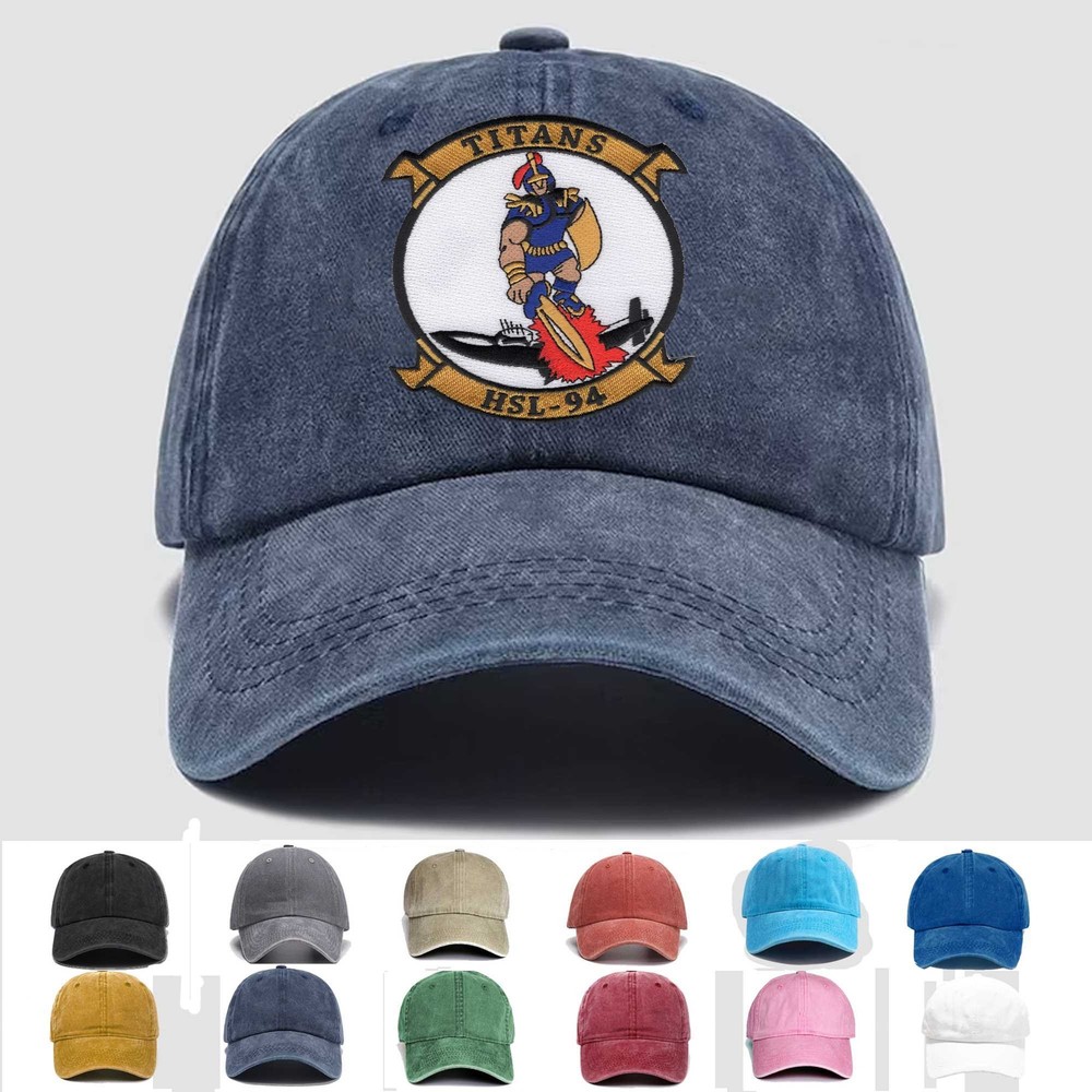 Custom Personalization Embroidered Hat HSL-94 Titans, Veteran Cap, Trucker Hat