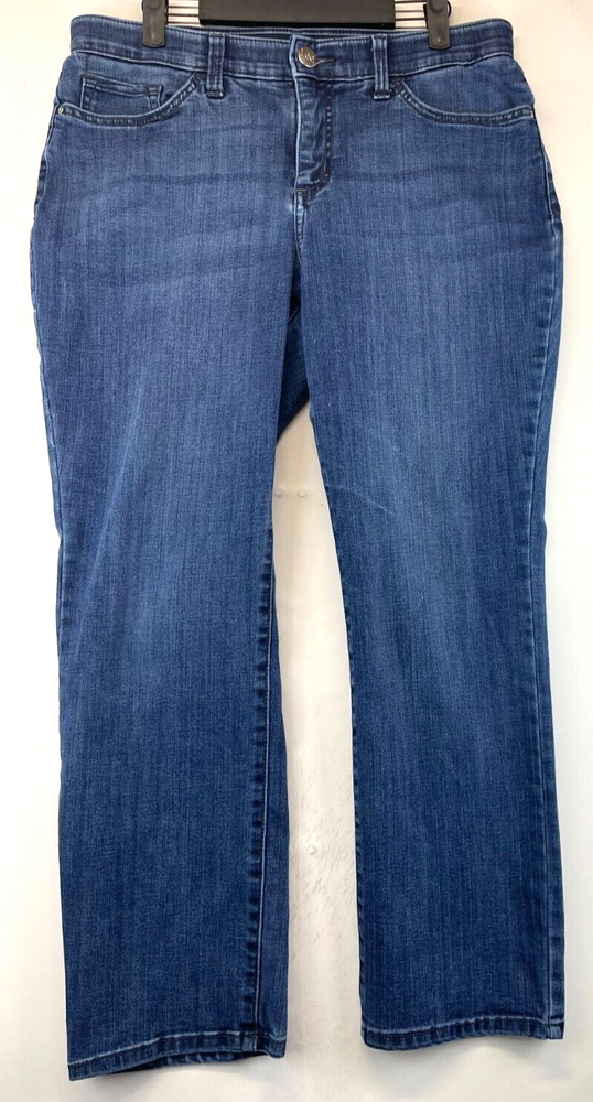 Lee Jeans Womens Size 12 Short Regular Fit Straight Mid Rise Flex Motion 2369