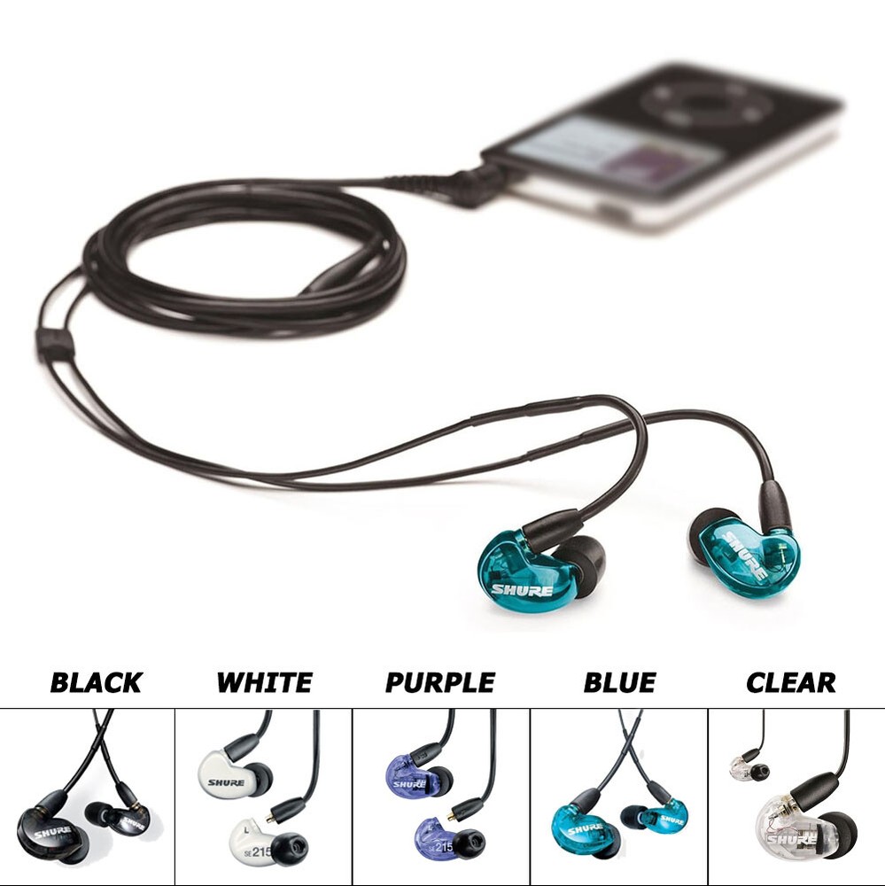 Shure SE215 Professional Sound Isolating Earphones With Wired