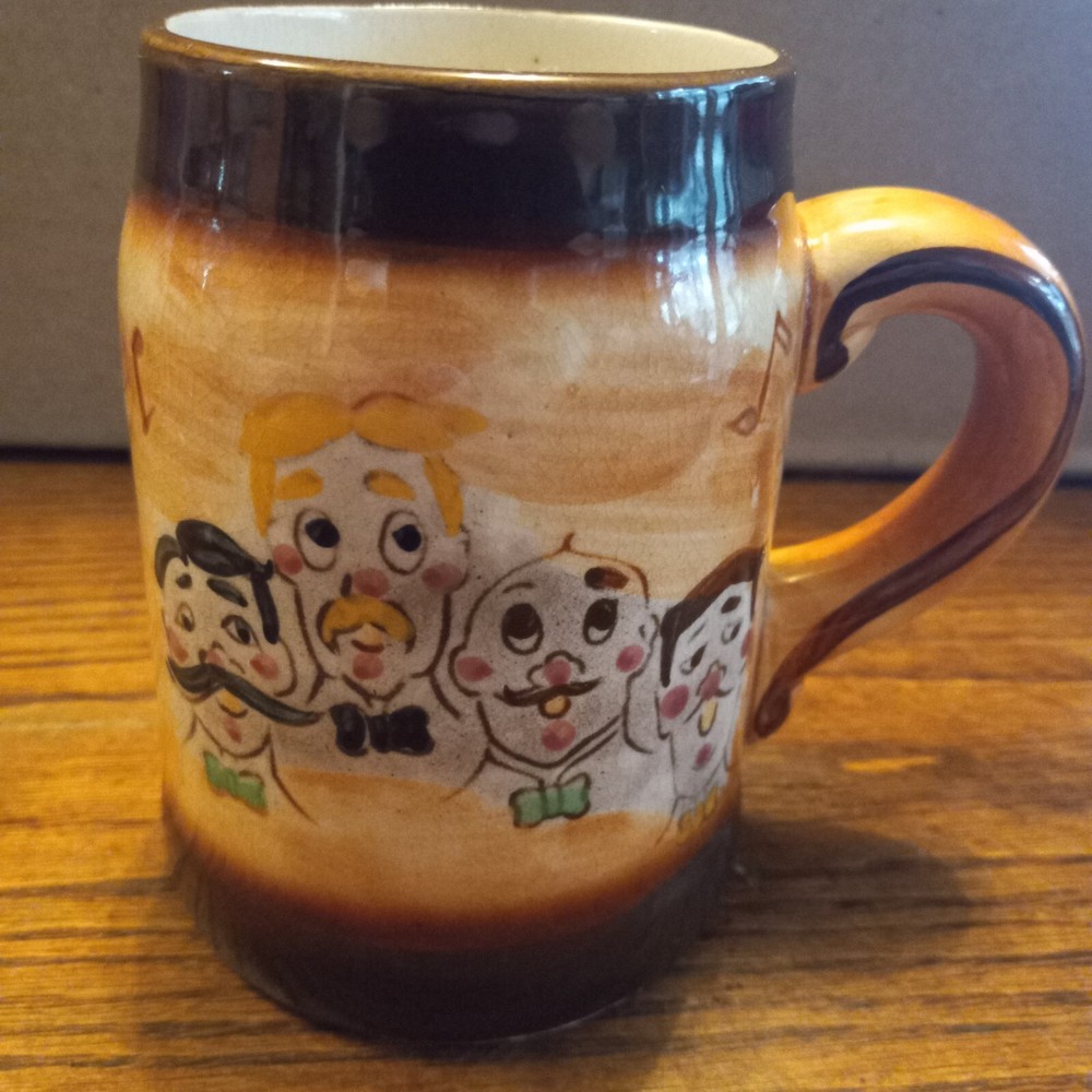 Vintage How Dry I Am Cup Mug Barbershop Quartet Music 16 Fl Ounces Ceramic