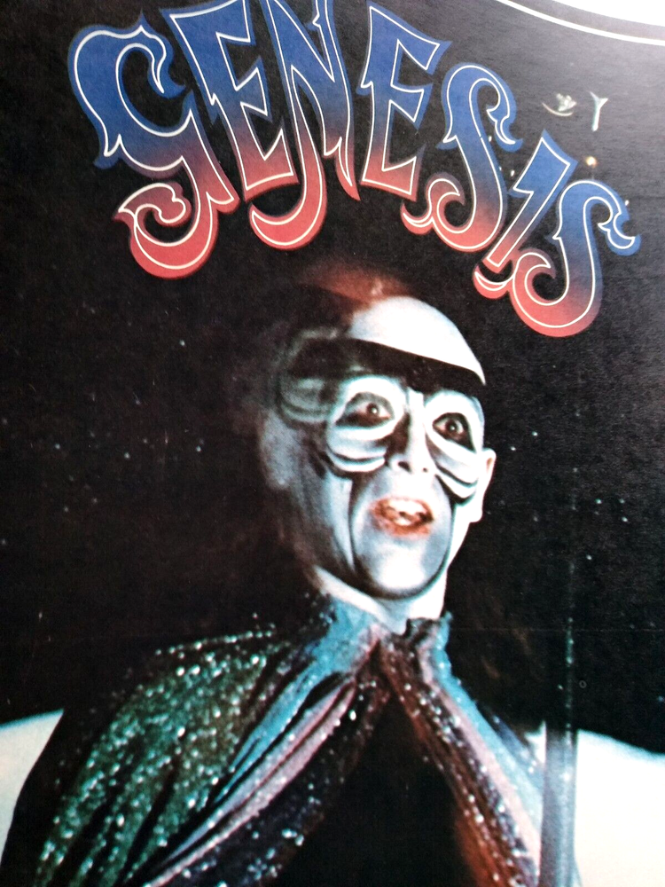 Genesis Peter Gabriel Wall Poster Original 1975 Prog Art Rock Music UNUSED 22