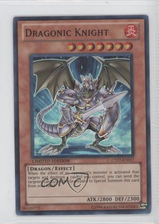 Dragonic Knight Yugioh Series 7 Limited Edition Promo Tin 2010 1st Edition