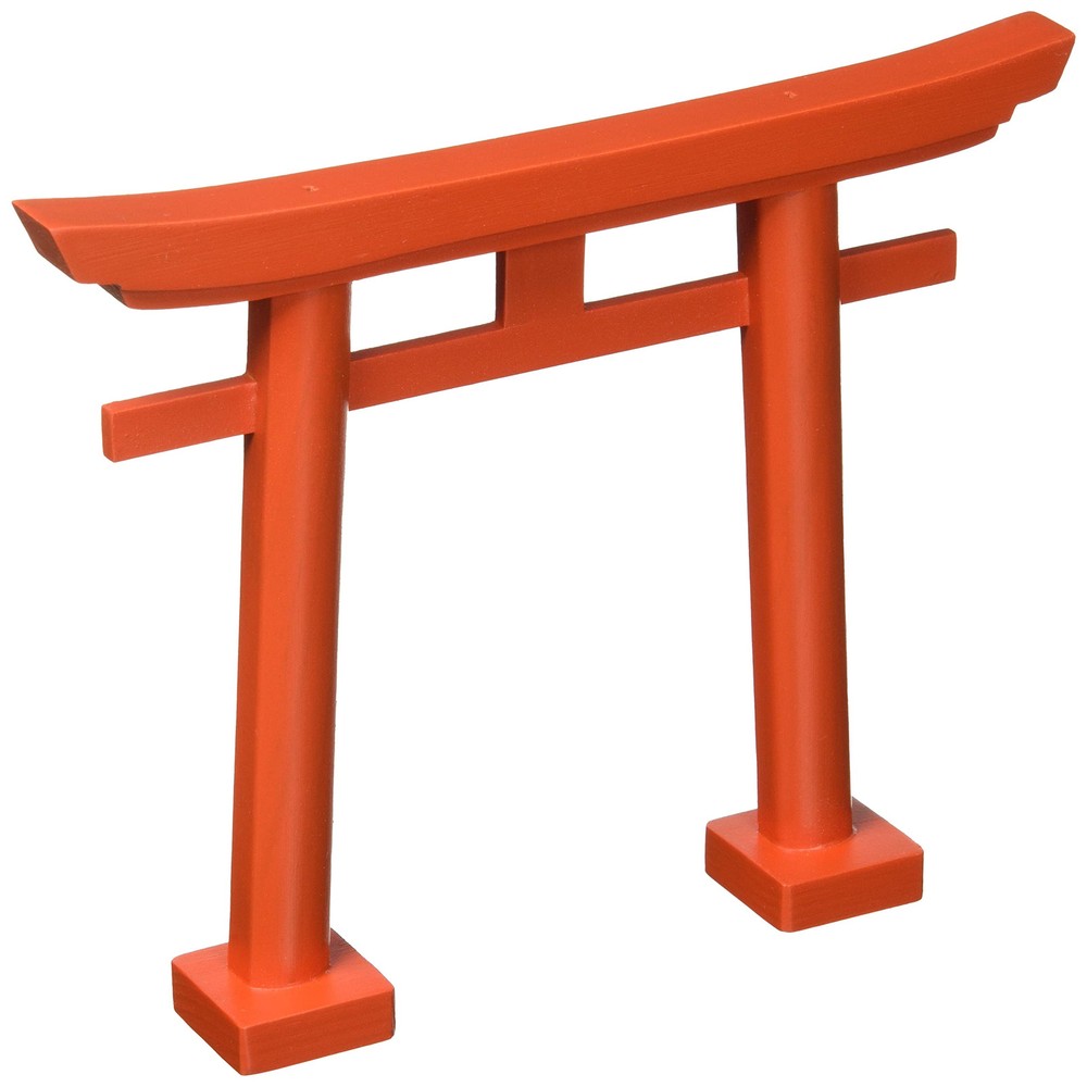 Kamidananosato Kamidanosato Traditional Japanese Household Shrine, Model 4993896201018, Vibrant Red and Orange Finish, Compact Design with Detailed Outer Dimensions for Easy Placement.
