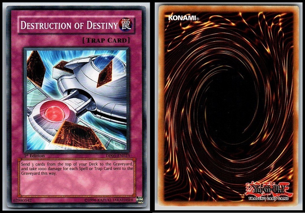 Destruction of Destiny DP05-EN023 1st Edition Yu-Gi-Oh Card  