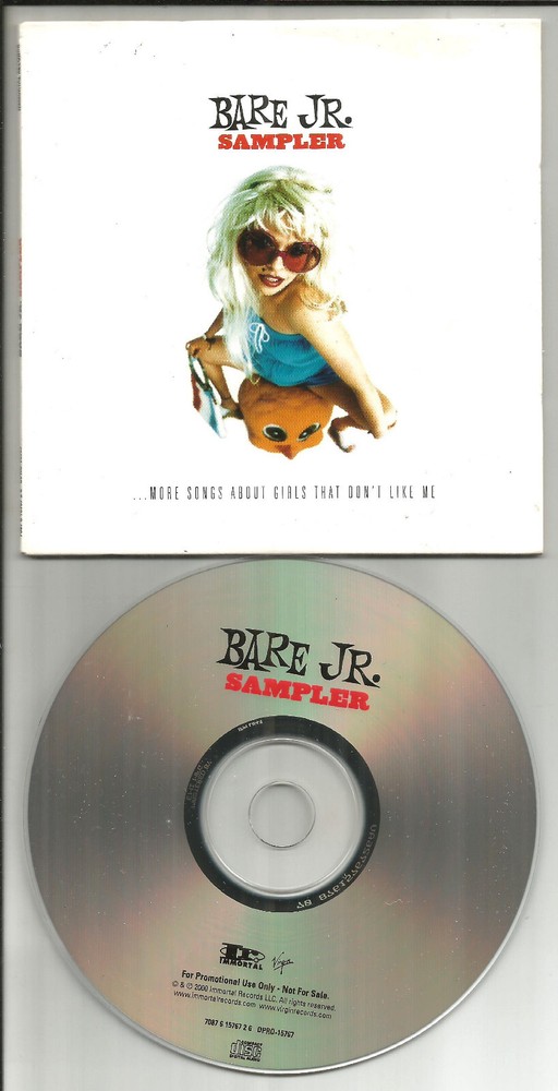 Bobby BARE JR. Brainwasher 4TRX  w/ 2 UNRELEASED & LIVE TRK  PROMO CD single jr