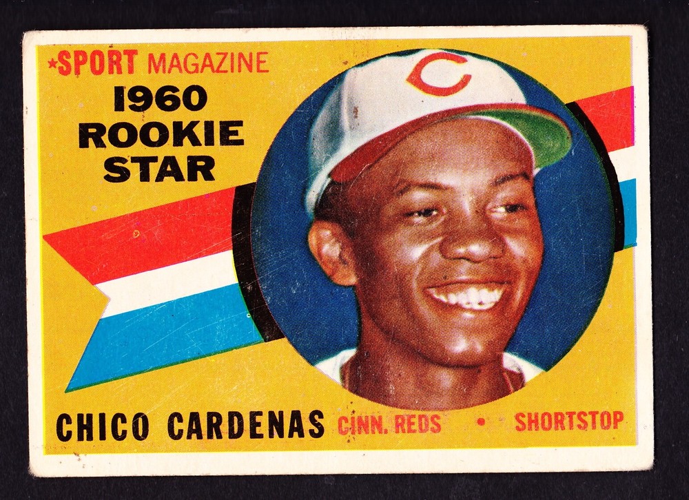 1960 Topps #119 Chico Cardenas Cincinnati Reds Rookie Card