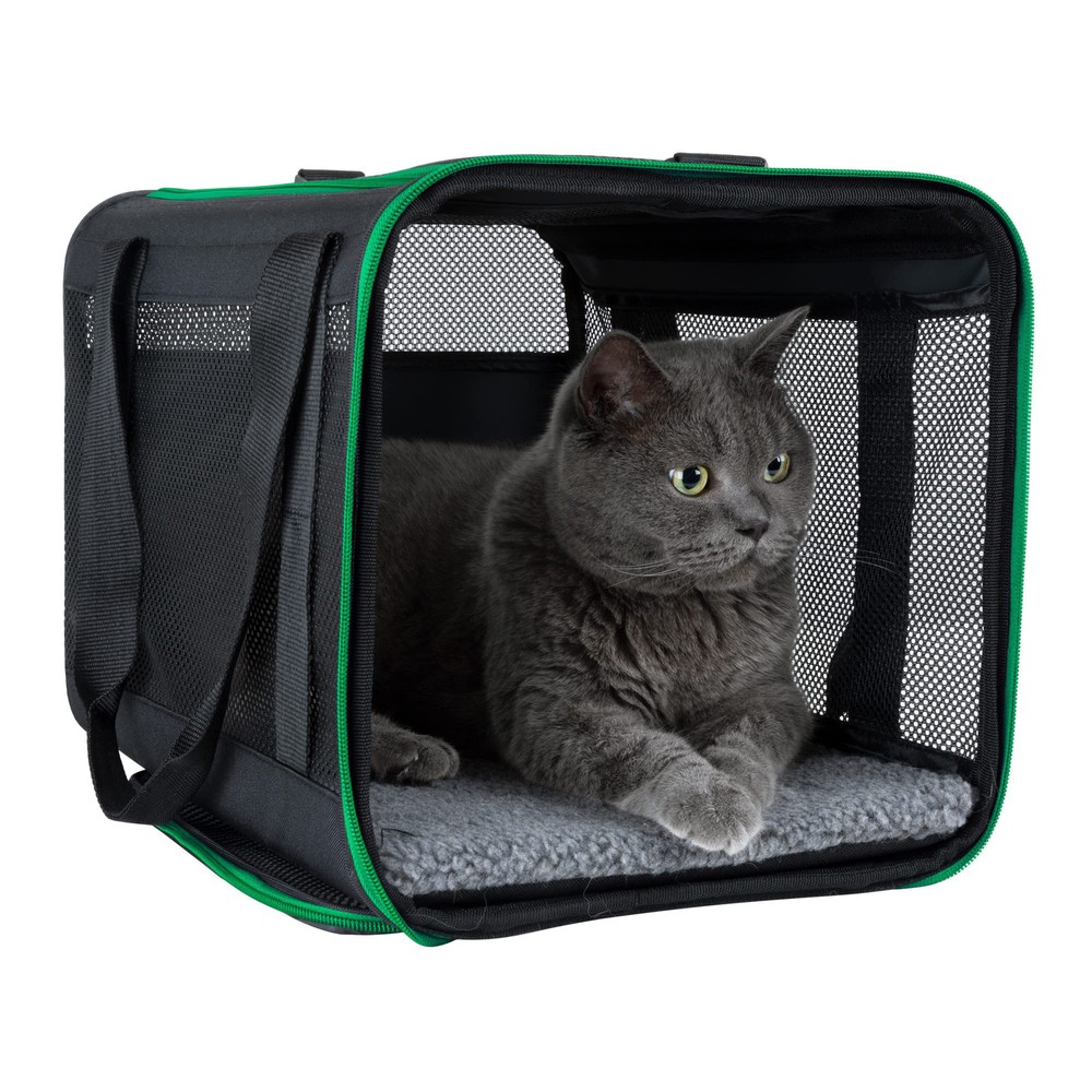 Durable Double-Thick Easy Load Pet Carrier Bag for Medium & Large Cats