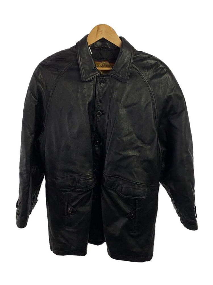 B Spare /Leather Jacket Blouson/M/Leather/Blk/Plain 3403