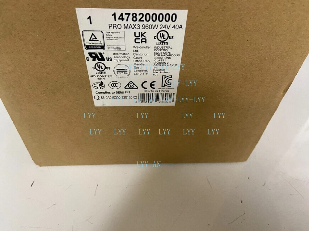 ONE Weidmüller 1478200000 PRO MAX3 960W 24V 40A power supply