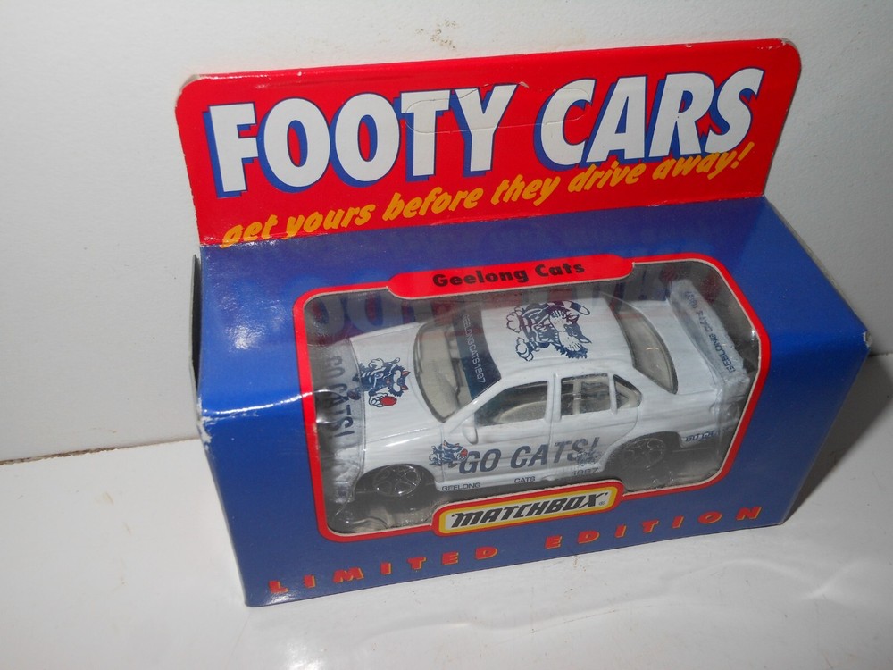 GEELONG CATS AFL FOOTY CARS CLUB COLLECTIBLE FORD Matchbox 1:64