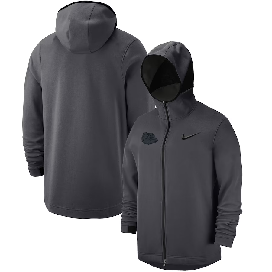 Nike Gonzaga Bulldogs Men's Tonal Showtime Full-Zip Hoodie Jacket - 2XL (A074)