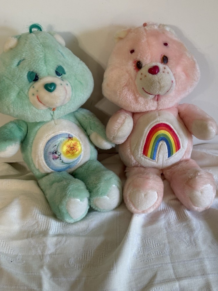 Care Bears 13-inch Plush Set - Cheer Bear and Bedtime Bear