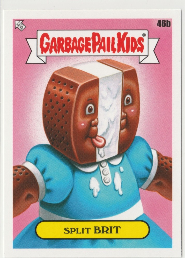 Split Brit #46b Garbage Pail Kids GPK 2021 Food Fight Trading Card
