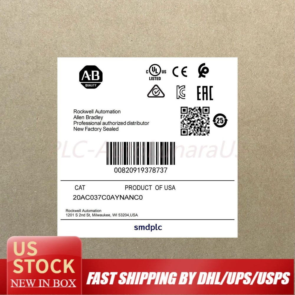 20AC037C0AYNANC0 AB servo motor Express shipping 20AC037C0AYNANC0 GN US Free Tax