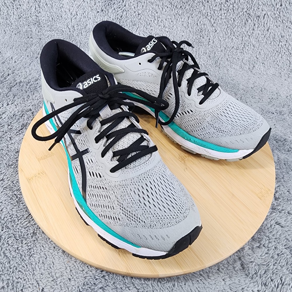 ASICS Gel Kayano 24 Womens 11 Gray Running Shoes Sneakers Mesh Upper T799N
