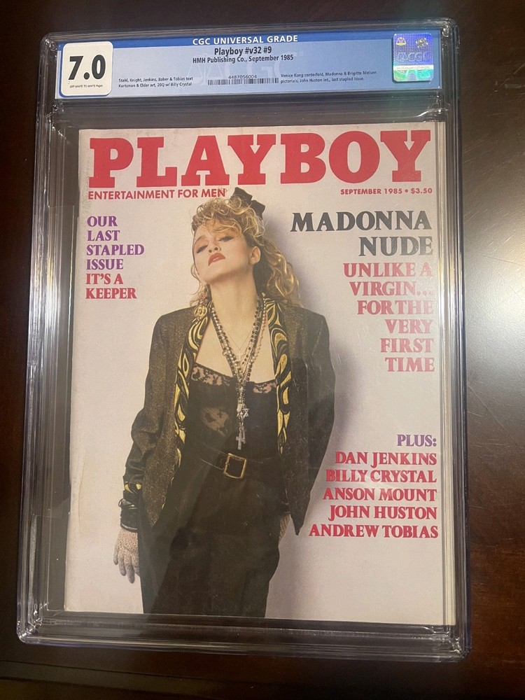 Playboy September 1985 MADONNA COVER  CGC 7.0 Grade #v32 #v9