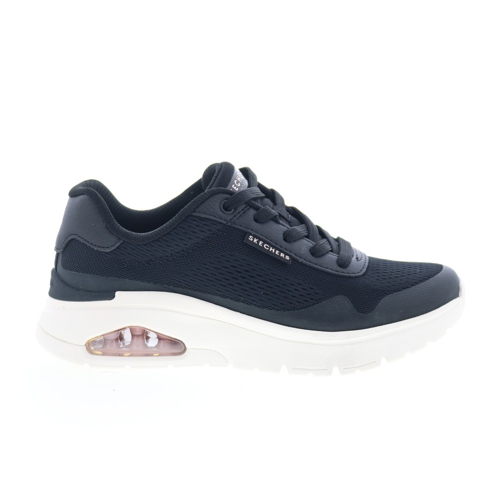 Skechers UNO Flex - Spring On Air Womens Black Lifestyle Sneakers Shoes