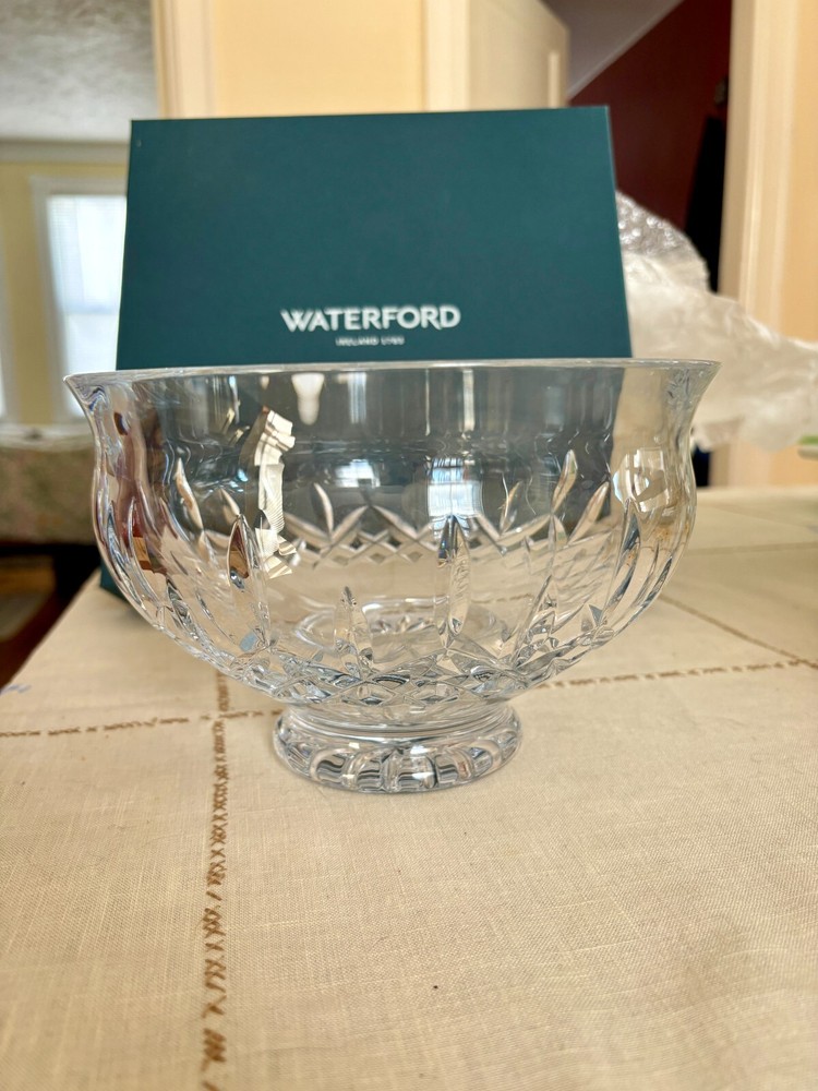 Waterford Crystal Lismore 8-inch footed bowl brand new in box