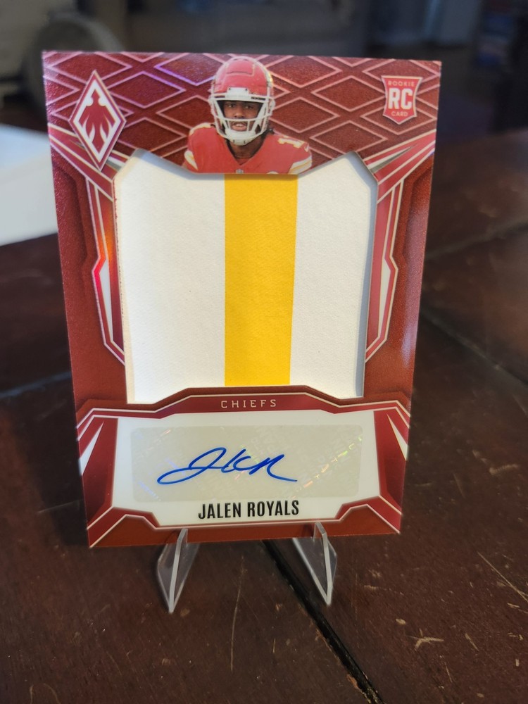 2025 Panini Origins - Rookie Jumbo Patch Autographs Jalen Royals  Red /99
