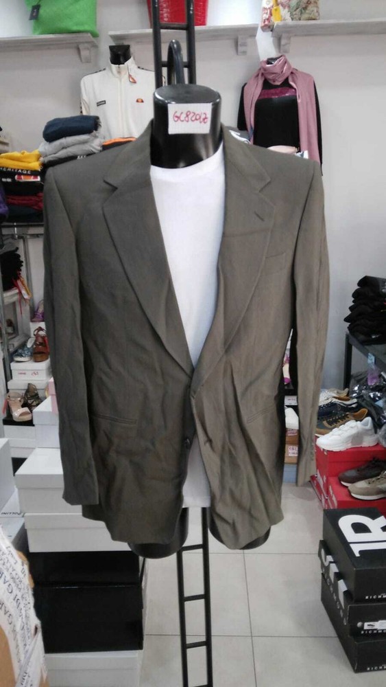 Men's Jacket Man Mix Linen Grey New Size 42 GC820LZ