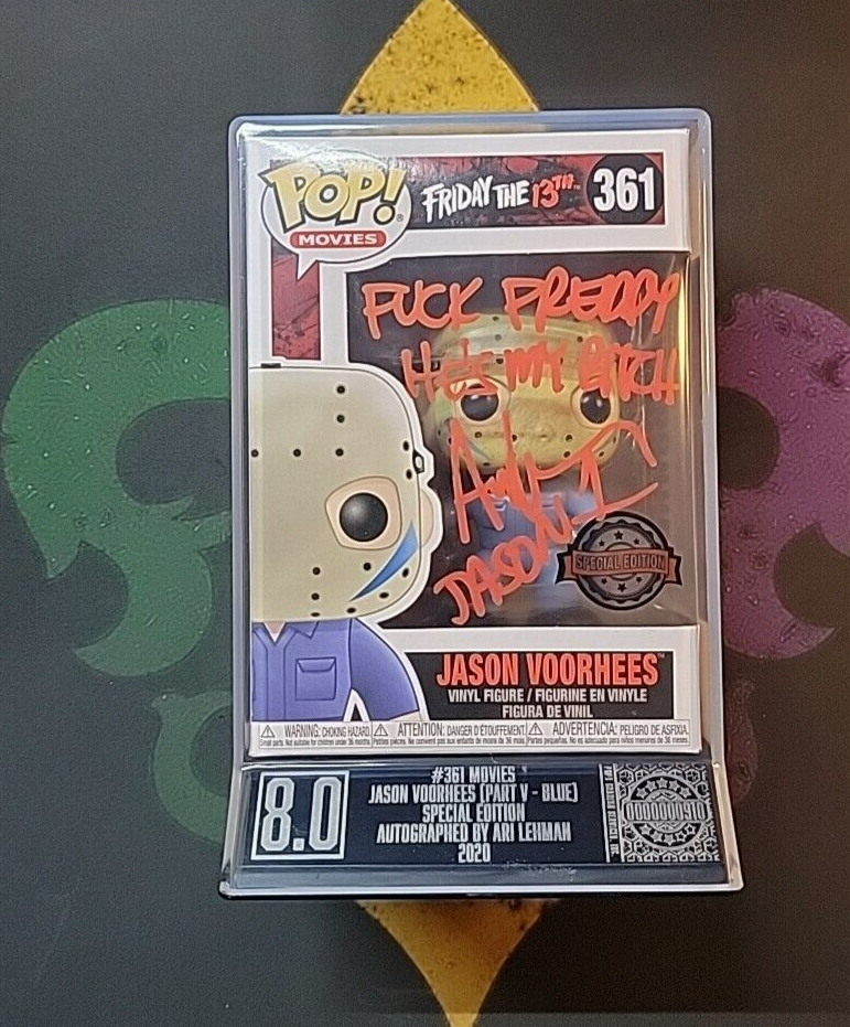 Funko Pop: Friday the 13th - Jason Voorhees #361 Autographed by Ari Lehman PGS 8