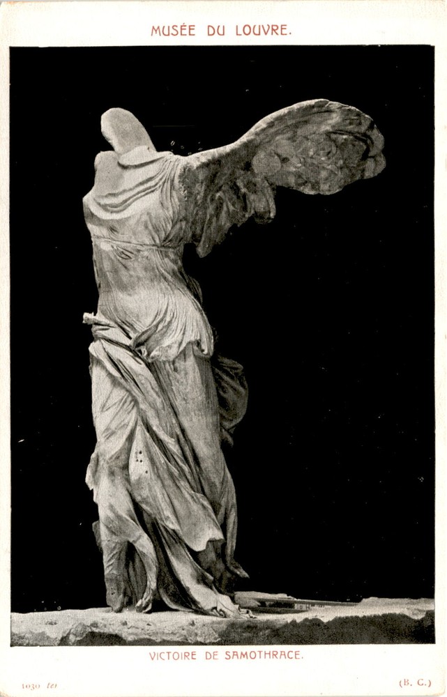 MUSÉE DU LOUVRE, VICTOIRE DE SAMOTHRACE, Postcard