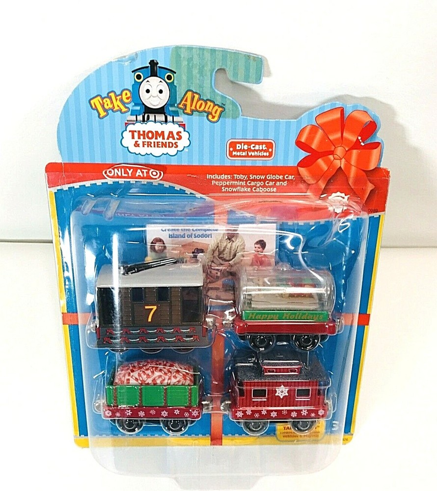 Toby & Holiday Cars Die-Cast 2006 Take Along Thomas and Friends Target Exclusive