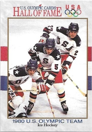 1991 Impel U.S Olympic Hall Of Fame 1980 U.S. Olympic Hockey Team #62