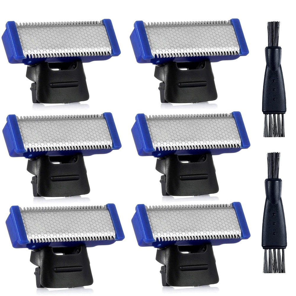 6PCS Shaver Replacement Head Compatible with Micro Touches Solo Trimmer Repla...