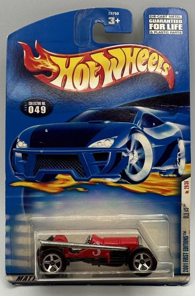 Hot Wheels 2001 First Edition Old #3 #49 Mattel Die Cast  Metal