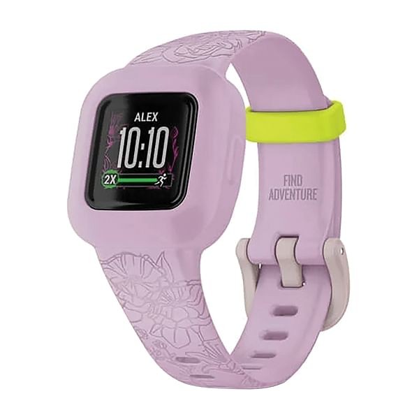 Garmin vivofit jr 3 Kids Fitness Tracker in Lilac Floral
