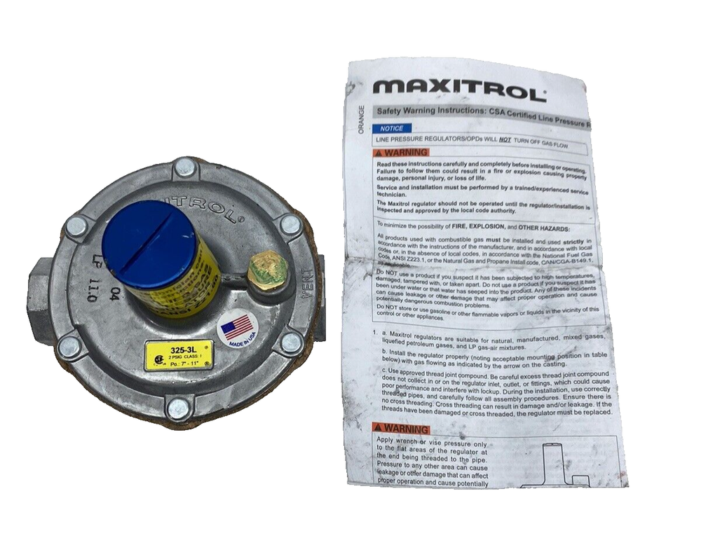 325-3L Maxitrol, 1/2