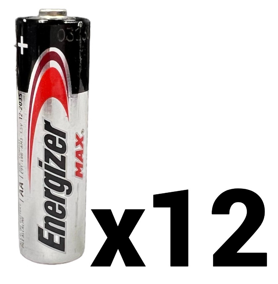 12 Energizer Max AA Alkaline Batteries E91 Double A Exp 2035-image