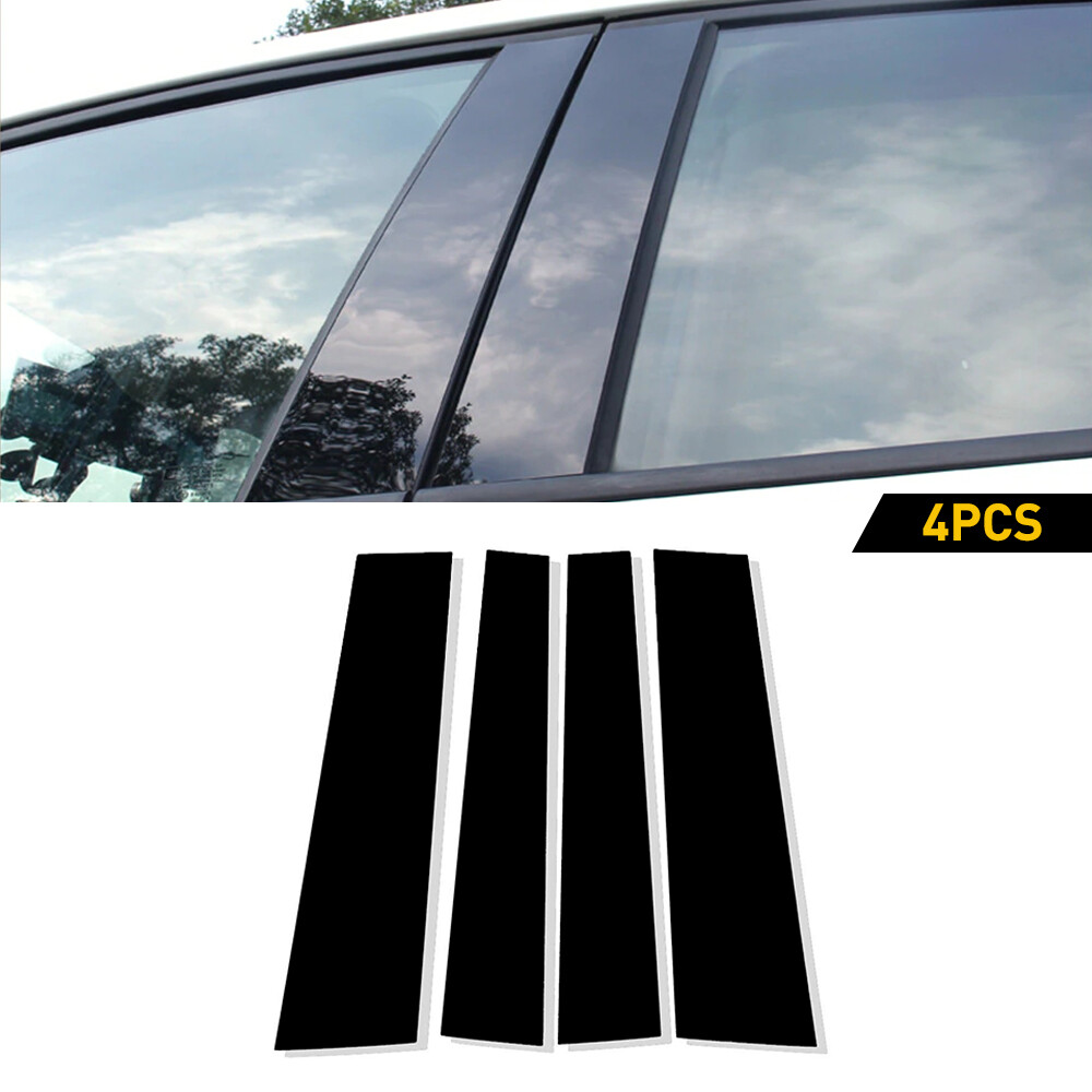 FIT TOYOTA Tundra Crew Max Cab 2007-2020 Black Pillar Posts Door Trim Covers