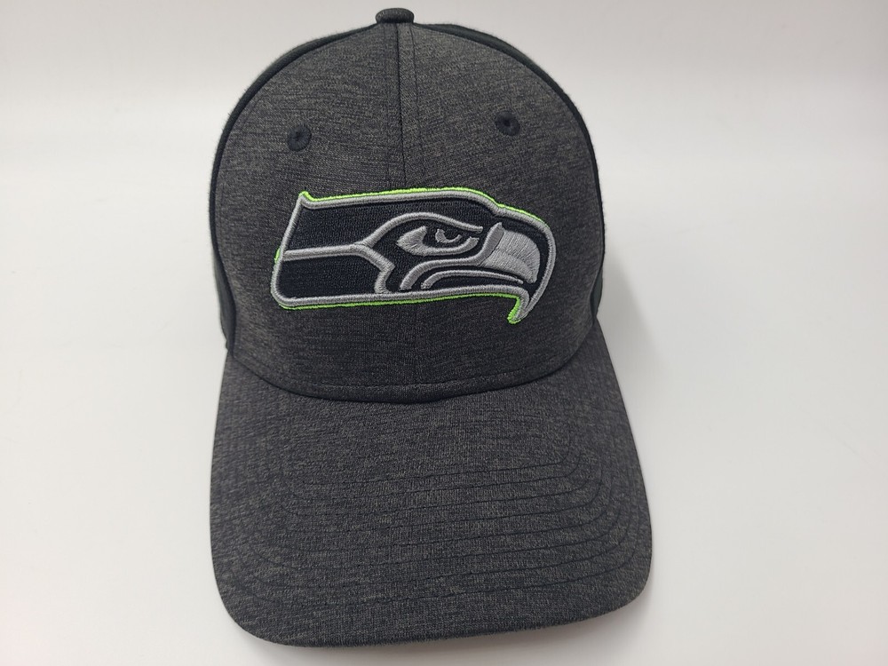 Seattle Seahawks New Era 9Forty Mesh Adjustable Hat Cap Men Women NFL Gray Black