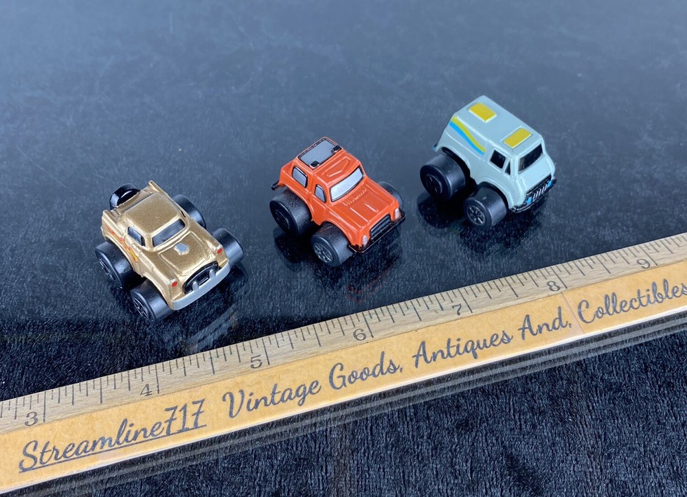 Road Champs Micro Mini Cars Toy Lot Of 3 Vehicles Rare Collectibles