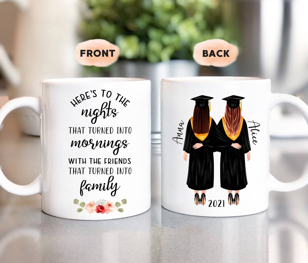 Custom Friends Graduation Mug For Friends Graduation Gift For Girls Mug They
