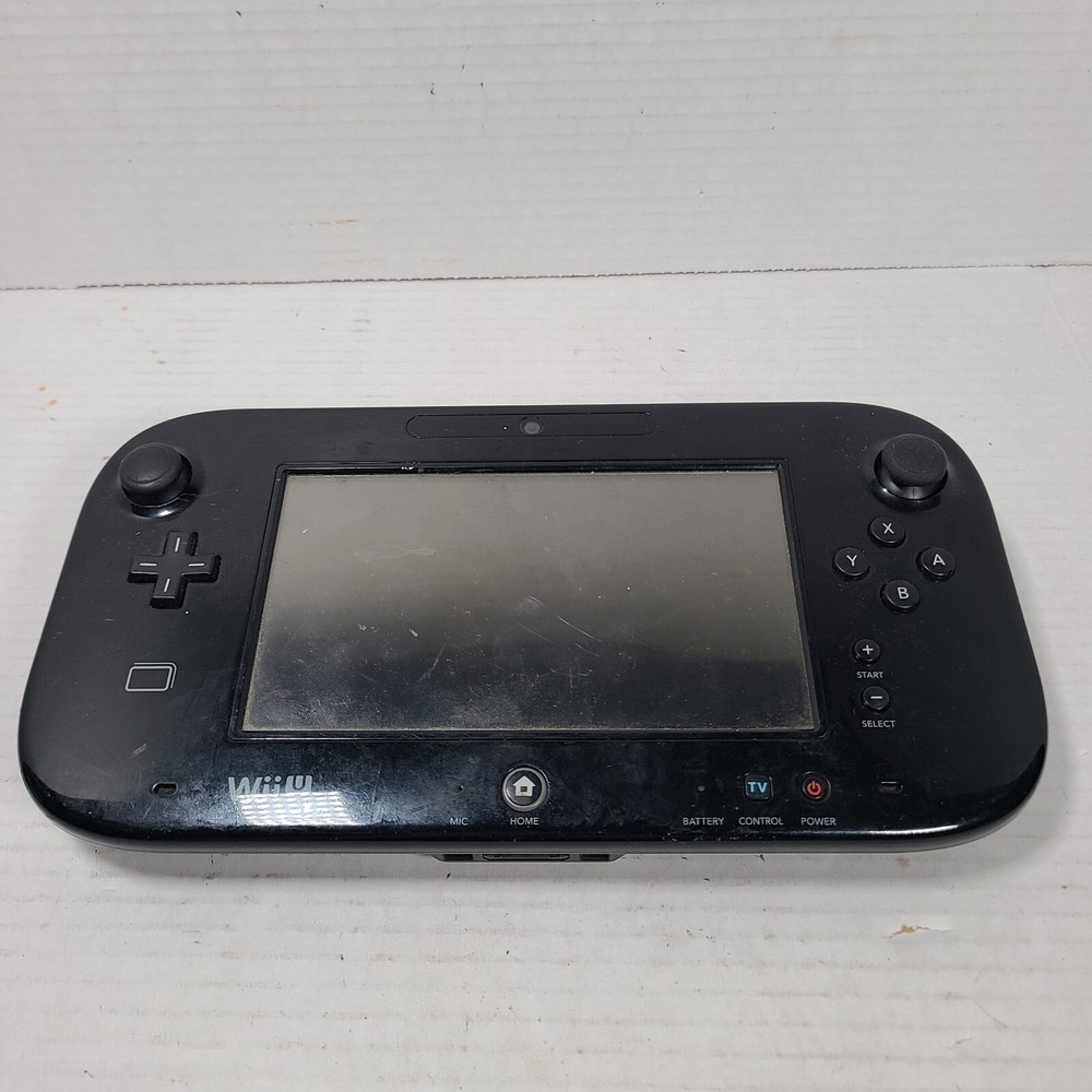 FOR PARTS - Nintendo Wii U WUP-010 Gamepad Only - Black