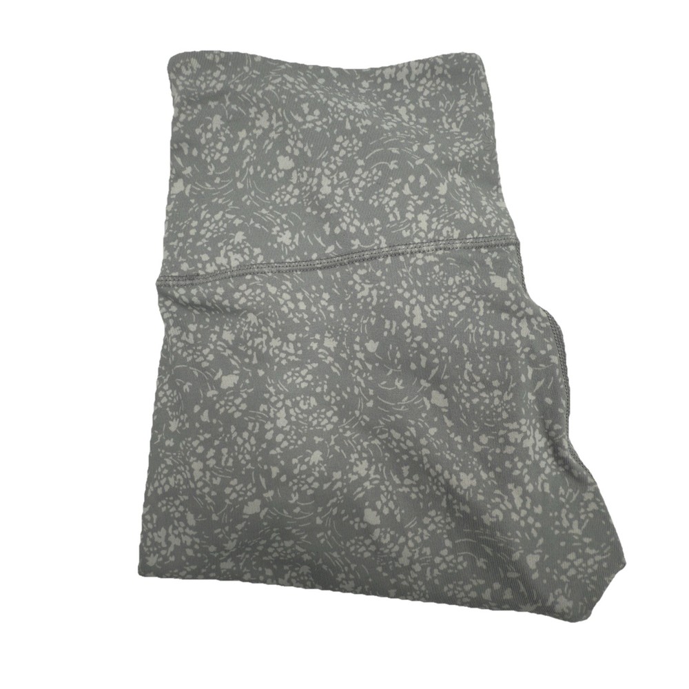 Athleta Womens Gray and White Full Length Ankle Leggings Size Small 871121-00
