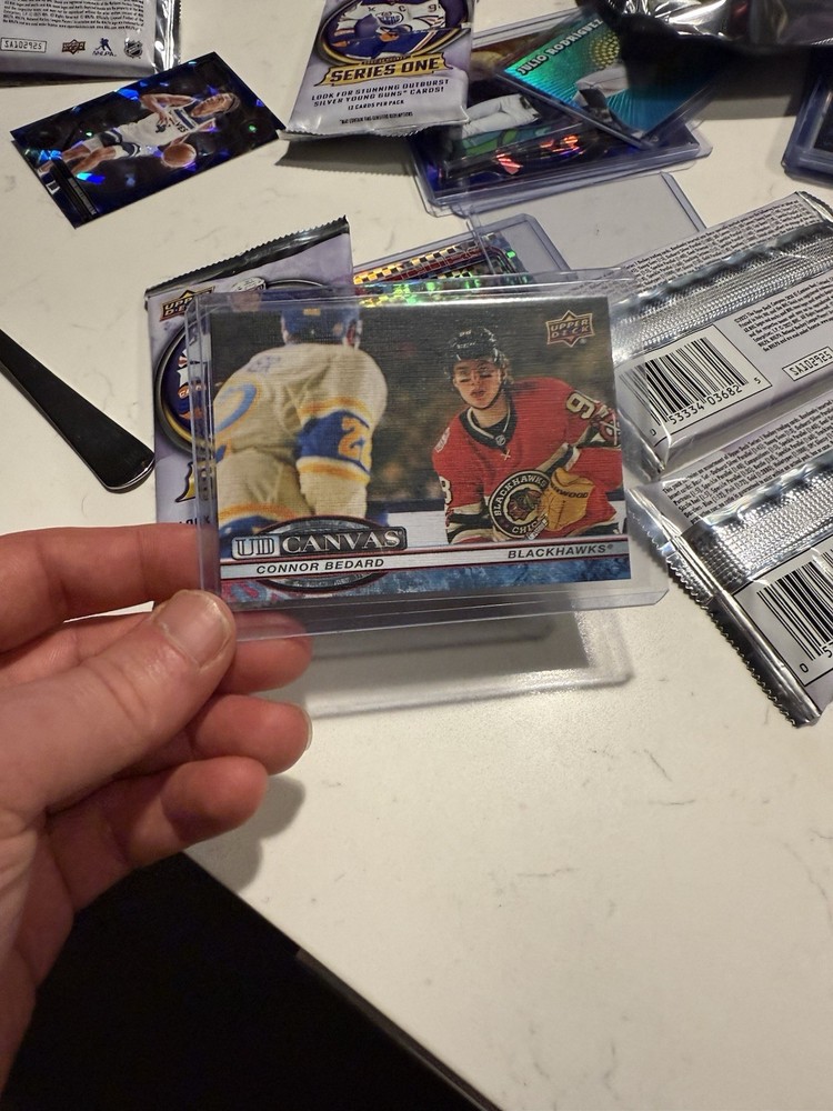 2025-26 Upper Deck Series 1 - Ud Canvas Connor Bedard #C-58