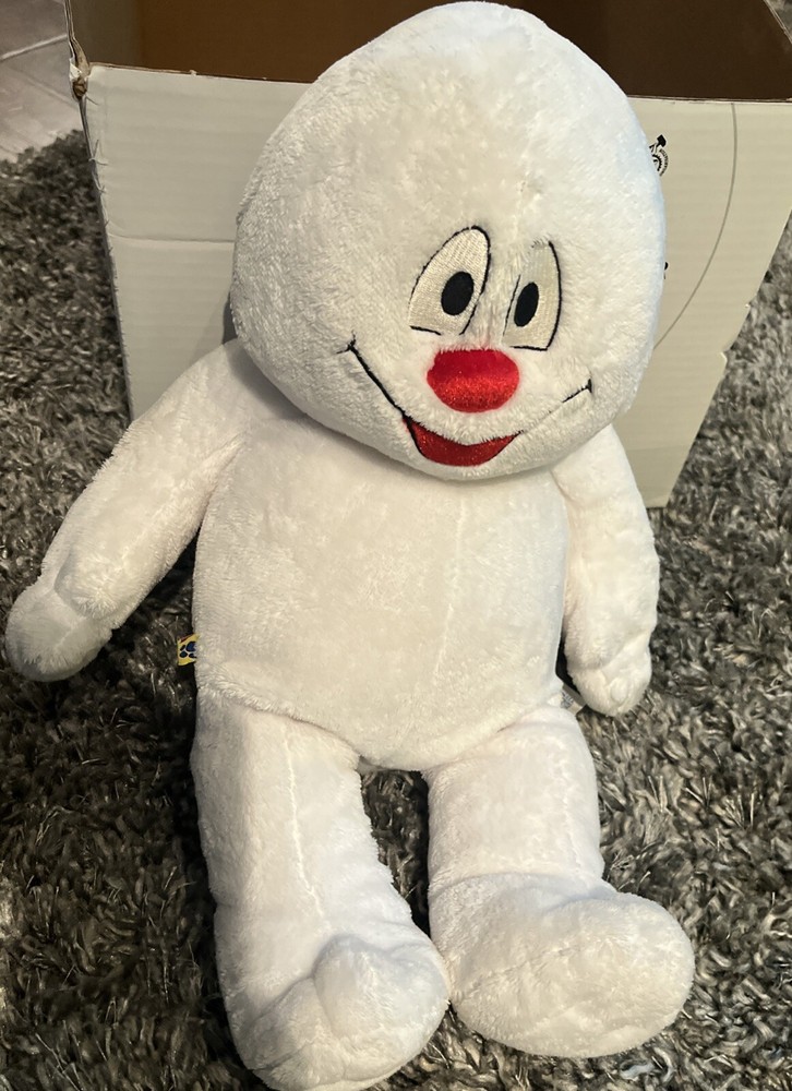 Build A Bear Frosty the Snowman 19” Stuffed Christmas Plush W/Sound (No Hat)