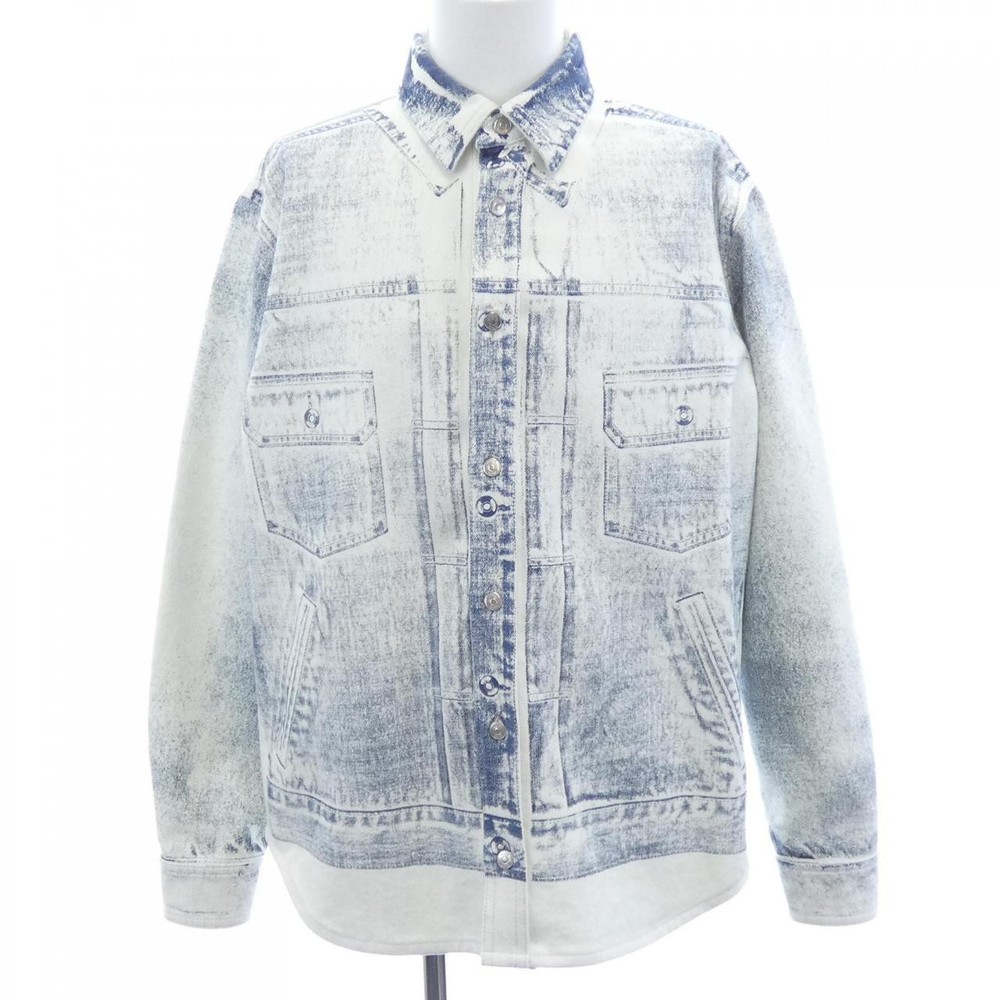 Authentic Dior 413D588A379X denim jacket #230-000-297-1871