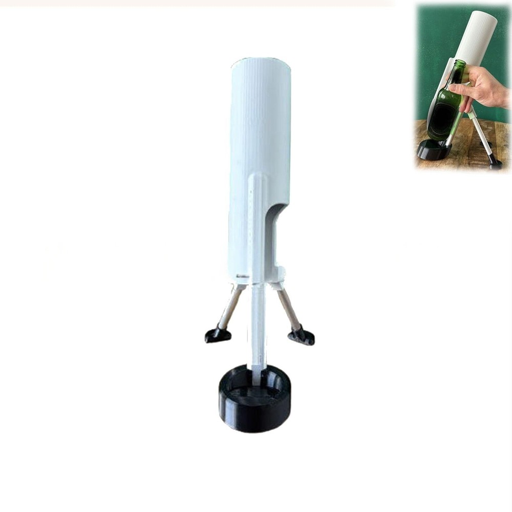 Hands-Free Beer Bottle Opener Push-Style Kitchen Bar Tool