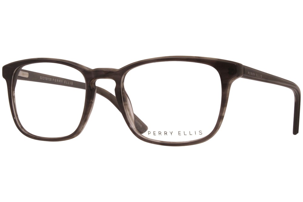 Men’s Smoke Grey Perry Ellis PE443-2 Full Rim Optical Frame 52mm