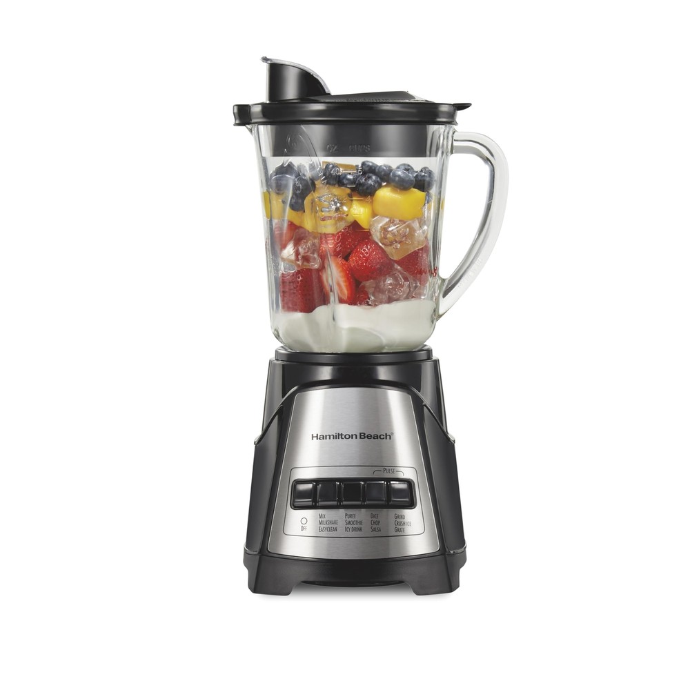 Hamilton Beach 48 oz Smoothie Blender with 12 Functions Black 50180