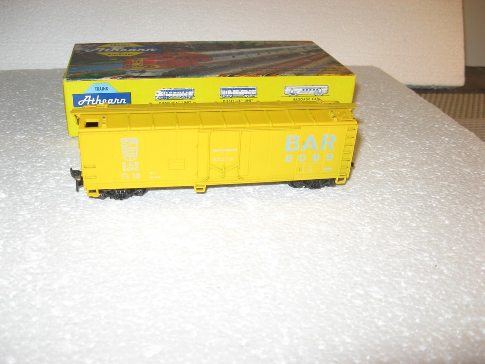 HO Scale B&O Aroostook Miniature Bangor & Aroostook Reefer Train Car